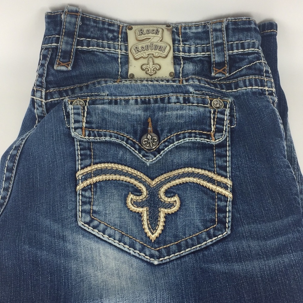 Rock Revival Tucker Boot Cut Jeans size 42